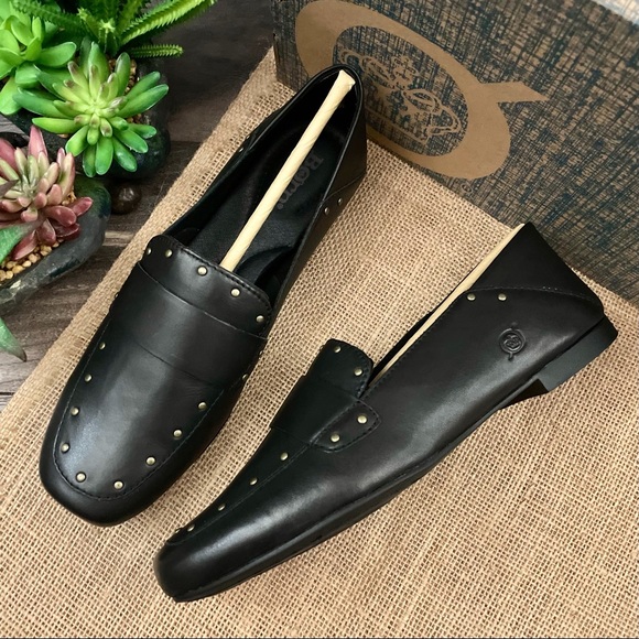 NIB Born Ballo Studded Leather Loafer - Picture 1 of 13